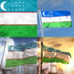 uzbekistan flag wallpaper: fla android application logo